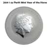 2014 1 oz Australian Silver Lunar Year of the Horse Coin NGC MS 70