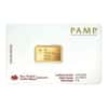 5 Gram PAMP Suisse Statue of Liberty Gold Bar .9999 Fine (in Assay)