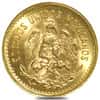 5 Pesos Mexican Gold Coin AGW .1205 oz Abrasions (Random Year)