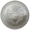 2004 $1 American Silver Eagle Silver Hologram with US Flag Background (Encapsulated)