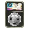 2016 30 gram Chinese Silver Panda 10 Yuan NGC MS 70 Early Releases Retro Holder