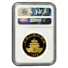 1996 1 oz Chinese Gold Panda 100 Yuan NGC Small Date UNC Details