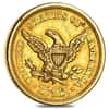 $2.5 Gold Quarter Eagle Liberty Head - Ex Jewelry (Random Year)