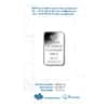 1/2 oz PAMP Suisse Lady Fortuna Platinum Bar .9995 Fine (In Assay)