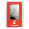 1 oz Platinum Bar - Scotiabank Valcambi Suisse .999+ Fine (In Assay) 