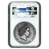 2015 2 oz Cook Islands Silver Norse Gods Tyr Ultra High Relief NGC MS 69 Antiqued w/COA