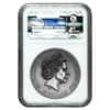 2016 2 oz Cook Islands Silver Norse Gods Heimdall Ultra High Relief NGC MS 70 Antiqued First Releases w/COA