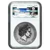2016 2 oz Cook Islands Silver Norse Gods Loki Ultra High Relief NGC MS 70 Antiqued First Releases w/COA