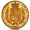 1838-1887 British Gold Half Sovereign Young Victoria Head Avg Circ