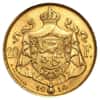 1914 Belgium Gold 20 Francs Albert I Avg Circ AGW .1867 oz