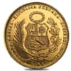 Peru Gold 20 Soles Coin AGW .2709 (Random Year)