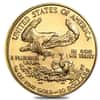 1986 1/4 oz $10 Gold American Eagle First Day of Issue Oct 20 1986 w/Official Mail Stamp