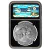  2012 1 oz Silver American Eagle $1 Coin NGC MS 70 Early Releases Retro Holder