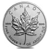 Roll of 25 - 2009 1 oz Silver Canadian Maple Leaf .9999 Fine $5 Coin