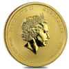 2013 1/4 oz Gold Lunar Year of The Snake BU Australia Perth Mint In Cap