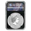 2017 1 oz Silver JFK Solomon Islands NGC MS 70 FDOI First Day of Issue (JFK Signature Label)