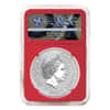 2017 1 oz Silver JFK Solomon Islands NGC MS 69 FDOI First Day of Issue (JFK Signature Label Red)