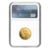 1993 Gibraltar 1/5 oz Gold Coin - Long Haired Dachshund NGC MS 67