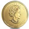 2017 1 gram Canadian Gold Maples $.5 Coin .9999 Fine (From Individual Assays)
