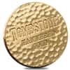 1 oz Tombstone Hammered .9999 Gold Round w/ COA BU