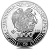 Armenia 5 oz Noah's Ark Silver Coin 1000 Dram BU (Random Year)