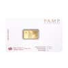 5 Gram PAMP Suisse American Buffalo Gold Bar .9999 Fine (in Assay)