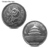 1 oz Chinese Silver Panda Random Year (Milky, Scruffy, Damaged, Cleaned)