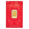 5 gram Britannia Gold Bar Henna Design .9999 Fine (In Assay)