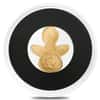 1/2 gram Gold Pacifier Coin - Golden Dummy Cook Islands .9999 Fine