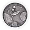 2022 Chad 2 oz Silver Doge On The Moon Antiqued High Relief Coin .999 Fine (w/Box)