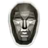 2022 South Korea 2 oz Silver Persona Mask Stacker Light Antique .999 Fine