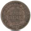 1837-1873 Seated Liberty Half Dime 5C Silver Coin Circ (Random Year)
