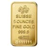 NOT VERISCAN - 5 oz PAMP Suisse Lady Fortuna Gold Bar .9999 Fine (In Assay)