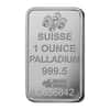 NO ASSAY - 1 oz Palladium Bar PAMP Suisse Lady Fortuna .9995 Fine