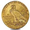 1909 D $5 Gold Half Eagle Indian Head NGC MS 61