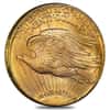 1924 $20 Gold St. Gaudens Double Eagle Coin NGC MS 65