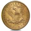 1887 $10 Gold Liberty Head Eagle Coin PCGS AU 58