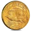 $20 Gold Double Eagle Saint Gaudens NGC MS 60 (Random Year)