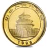 1996 1/10 oz Chinese Gold Panda 10 Yuan Large Date BU (Sealed)