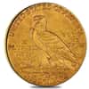 1912 $2.5 Quarter Eagle Gold Indian Head PCGS AU 50