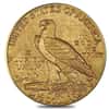 1908 $2.5 Gold Quarter Eagle Indian Head PCGS AU Details 