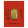 1 gram Gold Bar - PAMP Suisse Lunar Monkey .9999 Fine (In Assay from Multigram+8)