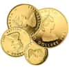 1989 1.85 oz Gold Canadian Maple Leaf 4-Coin Set NGC PF 69 UCAM - 10th Anniversary