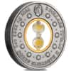 2021 Tuvalu 2 oz Antiqued Silver Hourglass Coin .9999 Fine (w/Box & COA)
