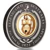 2022 2 oz Jingle Bell Antiqued Silver Coin Australian Perth Mint (w/Box & COA)