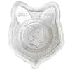 2021 Solomon Islands 1 oz Electric Fox - Spirit Animals Colorized Silver Coin .9999 Fine (w/Box & COA)