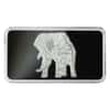 2021 Solomon Islands 1 oz African Elephant Shaped Silver Coin - Animals of Africa .9999 Fine (w/Box & COA)