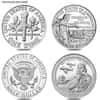 NO EAGLES - 2021 S 0.876 oz US Mint Limited Edition Proof Silver 4-Coin Set .999 Fine (w/Box & COA)