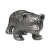 3 oz Baby Panda Cub Cast Silver Bullion Exchanges .925 Silver Sterling (Antiqued)
