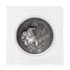 2021 Chad 2 oz Silver Bull vs Bear Pandemic Antiqued High Relief Coin (In Cap, Sealed)